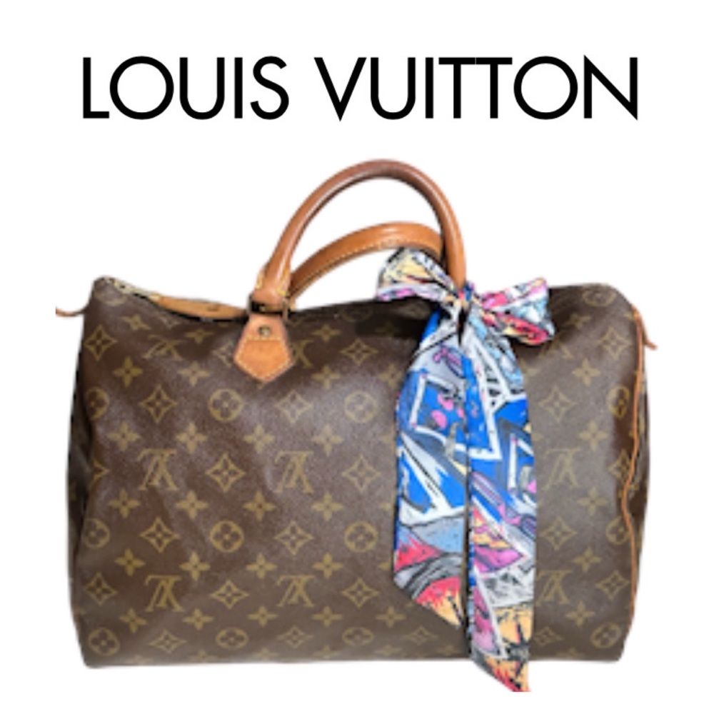 Louis Vuitton Monogram Speedy 35 Good Vintage Condition